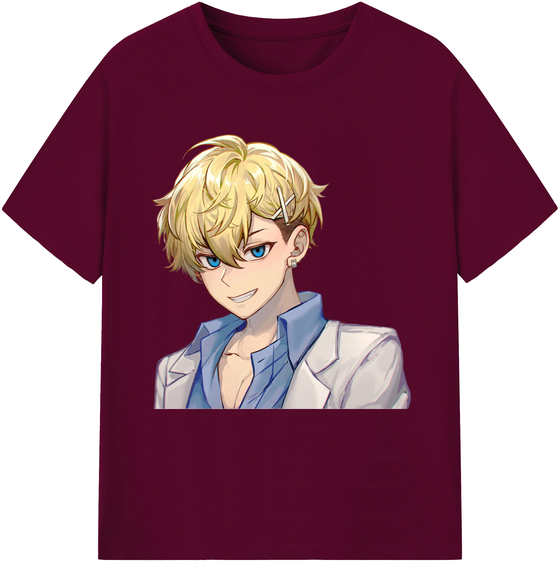 （画像用） 東京リベンジャーズ Tokyo Revengers レディースカジュアルプリントTシャツ（綿100％）